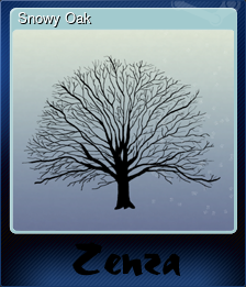 Series 1 - Card 4 of 10 - Snowy Oak