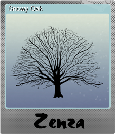 Series 1 - Card 4 of 10 - Snowy Oak