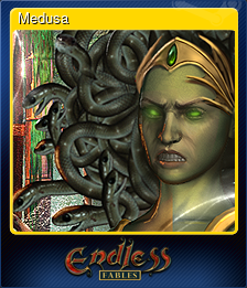 Series 1 - Card 2 of 5 - Medusa