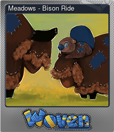 Series 1 - Card 1 of 10 - Meadows - Bison Ride