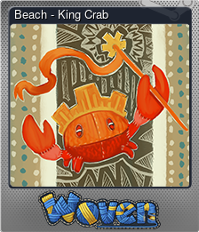 Series 1 - Card 5 of 10 - Beach - King Crab