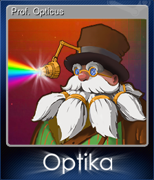Series 1 - Card 2 of 5 - Prof. Opticus