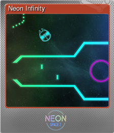 Series 1 - Card 2 of 7 - Neon Infinity