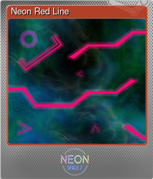 Series 1 - Card 4 of 7 - Neon Red Line