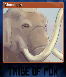 Series 1 - Card 5 of 6 - Mammoth