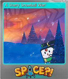 Series 1 - Card 12 of 15 - A Starry Snowball War!