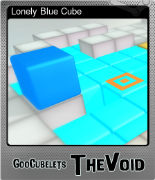 Series 1 - Card 1 of 9 - Lonely Blue Cube