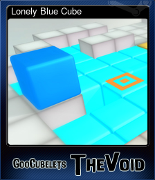 Series 1 - Card 1 of 9 - Lonely Blue Cube