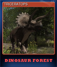 Series 1 - Card 3 of 5 - TRICERATOPS