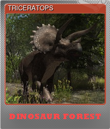 Series 1 - Card 3 of 5 - TRICERATOPS