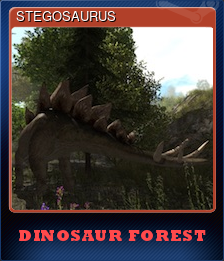 Series 1 - Card 4 of 5 - STEGOSAURUS