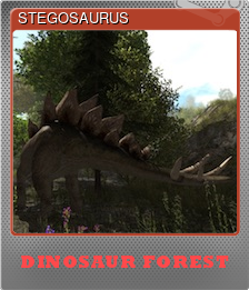 Series 1 - Card 4 of 5 - STEGOSAURUS