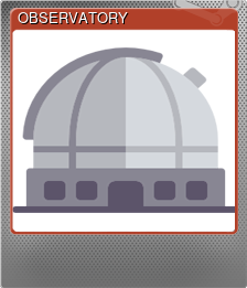 Series 1 - Card 6 of 6 - OBSERVATORY