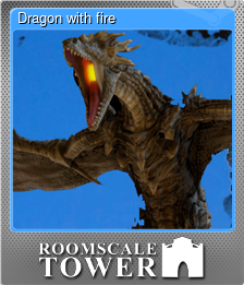 Series 1 - Card 4 of 5 - Dragon with fire
