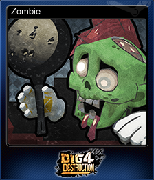 Series 1 - Card 6 of 6 - Zombie