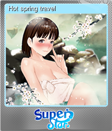 Series 1 - Card 3 of 6 - Hot spring travel