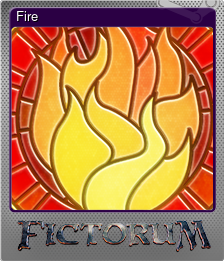 Series 1 - Card 2 of 6 - Fire