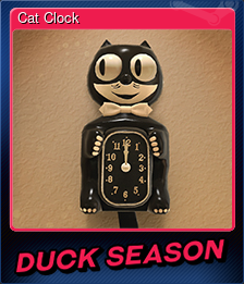 Series 1 - Card 6 of 6 - Cat Clock