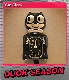 Series 1 - Card 6 of 6 - Cat Clock