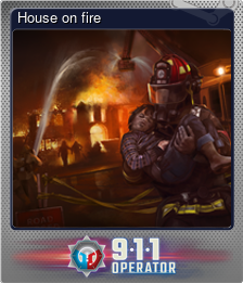 Series 1 - Card 1 of 7 - House on fire