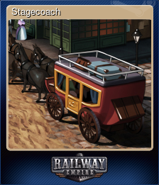 Series 1 - Card 6 of 8 - Stagecoach