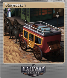 Series 1 - Card 6 of 8 - Stagecoach