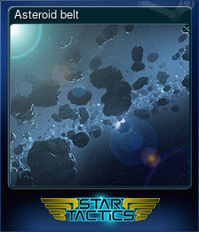 Series 1 - Card 4 of 9 - Asteroid belt