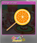 Orange lollipop