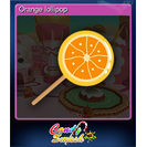 Orange lollipop