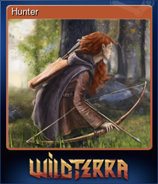 Series 1 - Card 1 of 8 - Hunter