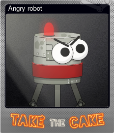 Series 1 - Card 2 of 5 - Angry robot