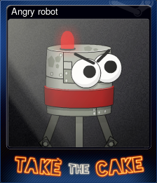 Series 1 - Card 2 of 5 - Angry robot