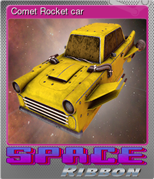Series 1 - Card 8 of 8 - Comet Rocket car