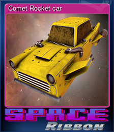 Series 1 - Card 8 of 8 - Comet Rocket car