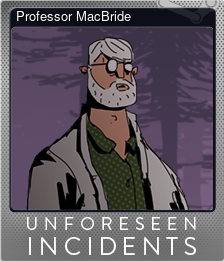 Series 1 - Card 6 of 8 - Professor MacBride
