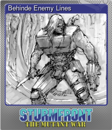 Series 1 - Card 7 of 8 - Behinde Enemy Lines