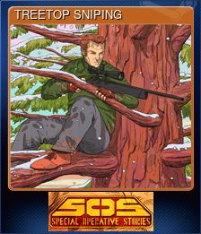 Series 1 - Card 2 of 8 - TREETOP SNIPING