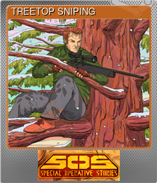 Series 1 - Card 2 of 8 - TREETOP SNIPING