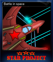 Series 1 - Card 5 of 6 - Battle in space