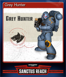 Series 1 - Card 2 of 8 - Grey Hunter