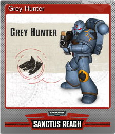 Series 1 - Card 2 of 8 - Grey Hunter
