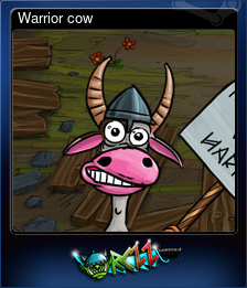 Series 1 - Card 7 of 7 - Warrior cow