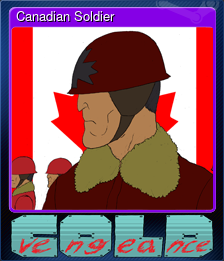 Series 1 - Card 5 of 6 - Canadian Soldier
