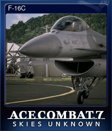 Series 1 - Card 7 of 12 - F-16C