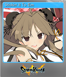 Series 1 - Card 3 of 6 - Stickin' It To 'Em