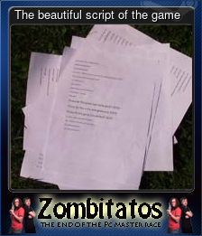 The beautiful script of the game