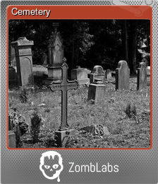Series 1 - Card 3 of 6 - Cemetery