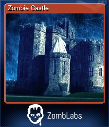 Series 1 - Card 2 of 6 - Zombie Castle