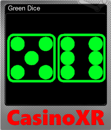 Series 1 - Card 3 of 5 - Green Dice