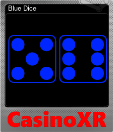 Series 1 - Card 2 of 5 - Blue Dice